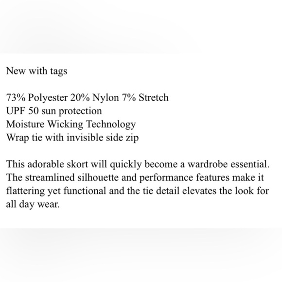 Southern Tide Navy Blue Jourdan Solid Performance Skort Size 10 NWT - Picture 9 of 9